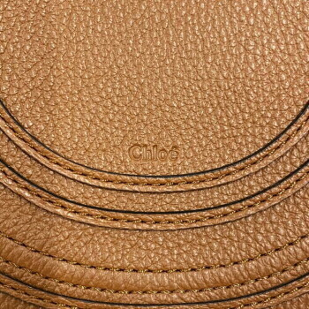 Chloe Marcie Saddle Bag Brown POTTERY - Picture 8 of 9